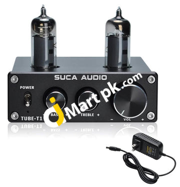 Suca Audio Tube-T1 Preamplifier Vacuum Tube Amplifier Buffer Mini Hi-Fi Stereo Preamp With Treble &